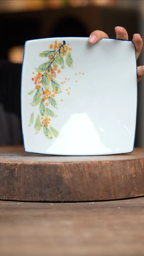 瓷片景德镇高温釉下彩（食品级）