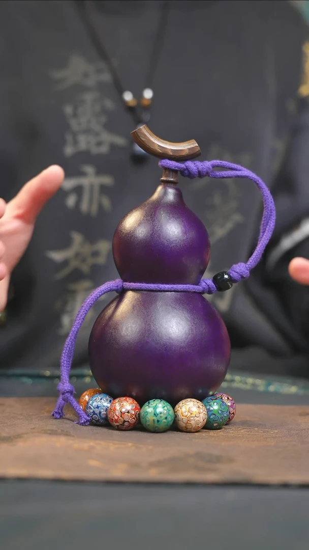 【闪购商品】YS142大漆酒葫芦不包手串及旋转底座