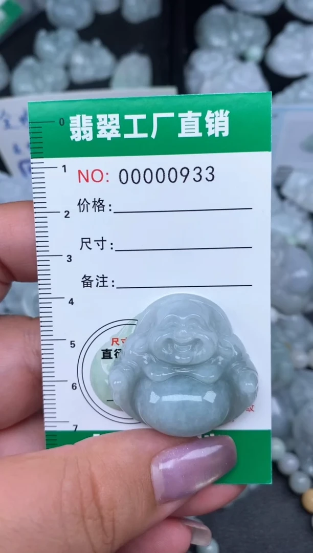 翡翠未镶嵌颈饰缅甸天然A货翡翠0933