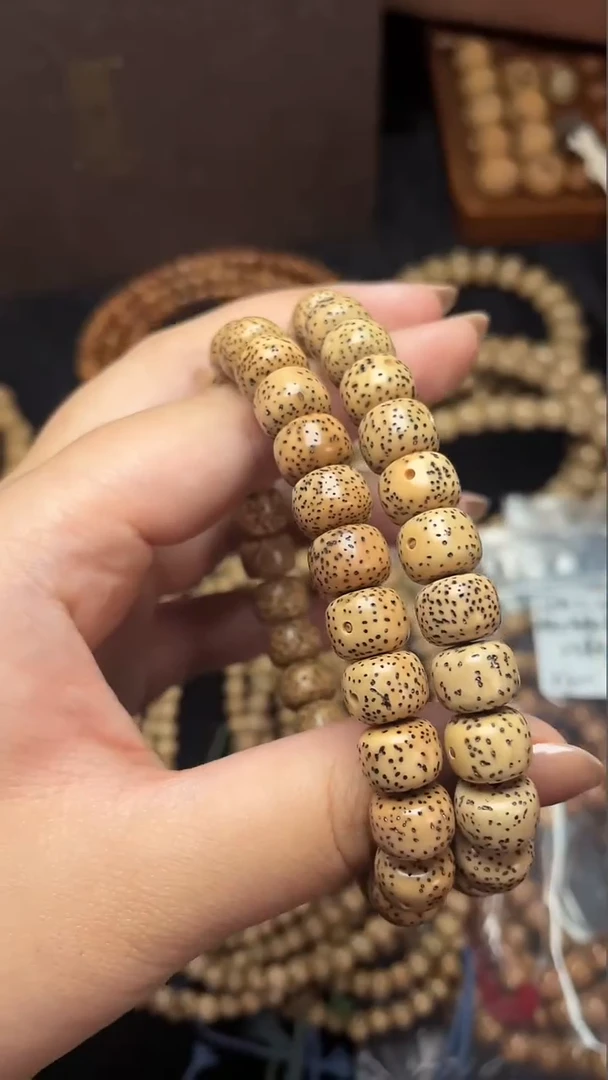 手串星月菩提精工级陈籽新桶10*8手串