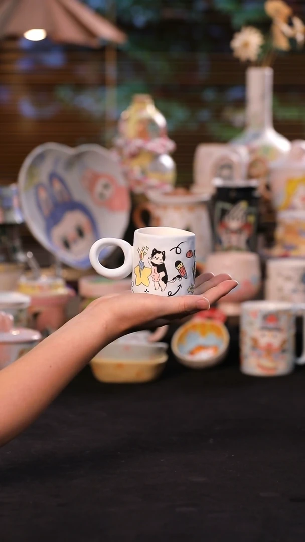 其他景德镇釉下彩手绘设计师款陶瓷