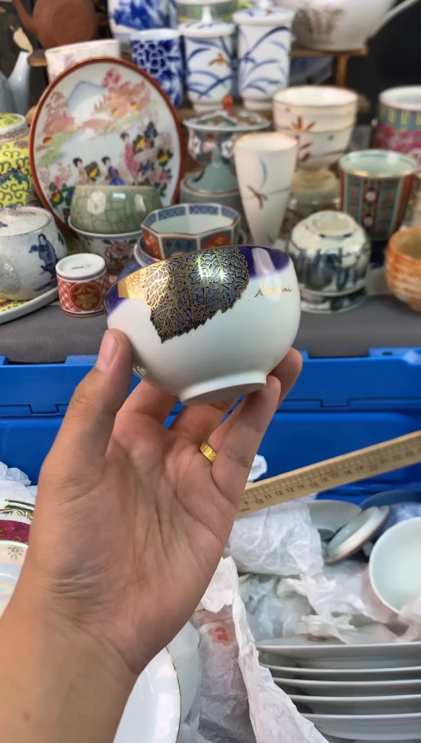 瓷片茶盏陶瓷陶片