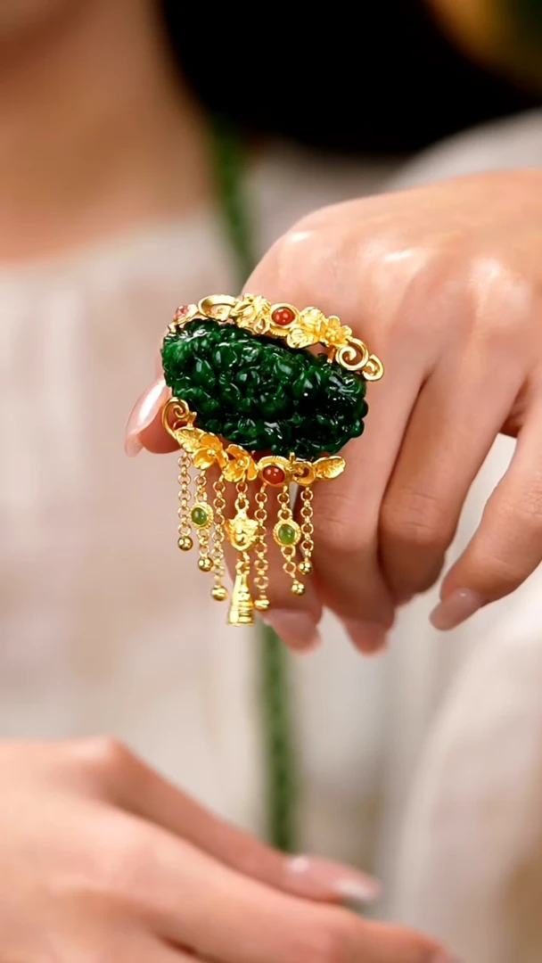 未镶嵌戒指翡翠戒指59