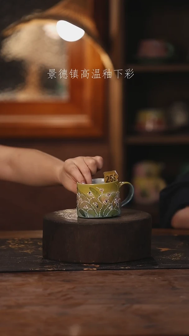 陶瓷景德镇高温釉下手绘陶瓷255