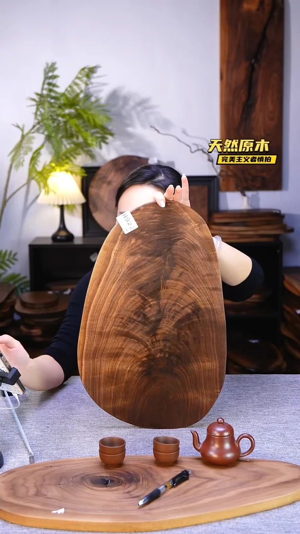 木北美黑胡桃原木.干裂疤结不属于商品质量问题完美主义者慎拍