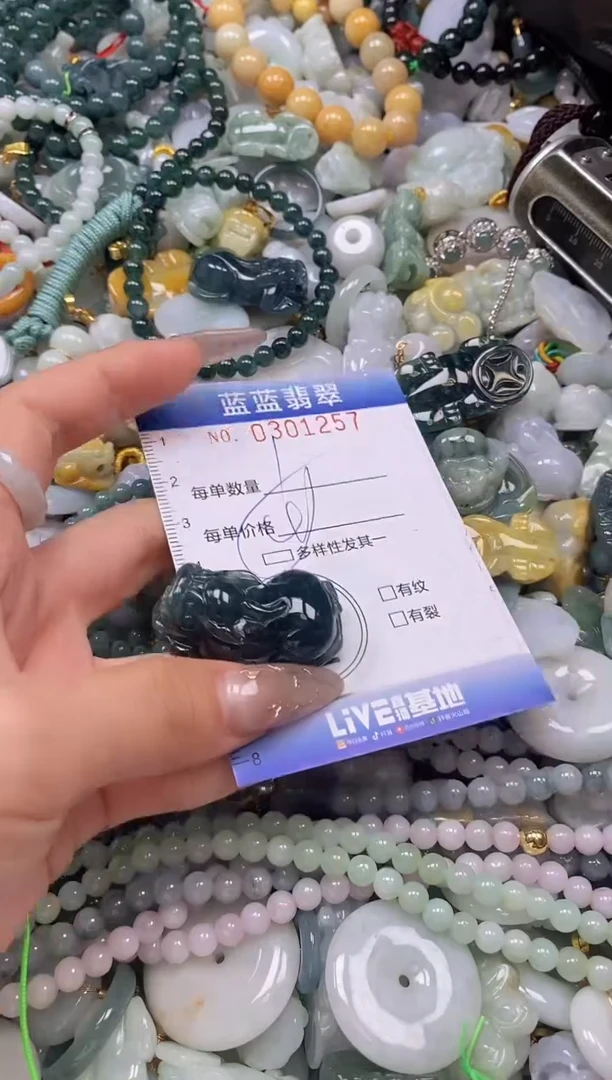 翡翠未镶嵌颈饰闪购0301257多样性发其一