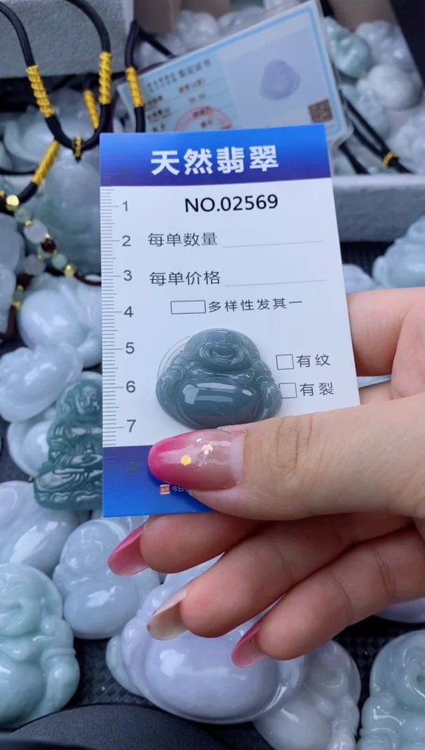 翡翠未镶嵌颈饰天然缅甸翡翠02569