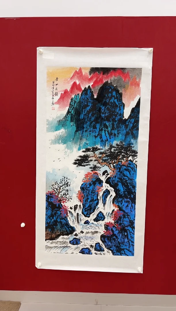 国画蒋德文老师画作