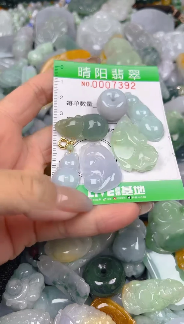 翡翠未镶嵌颈饰闪购0007392