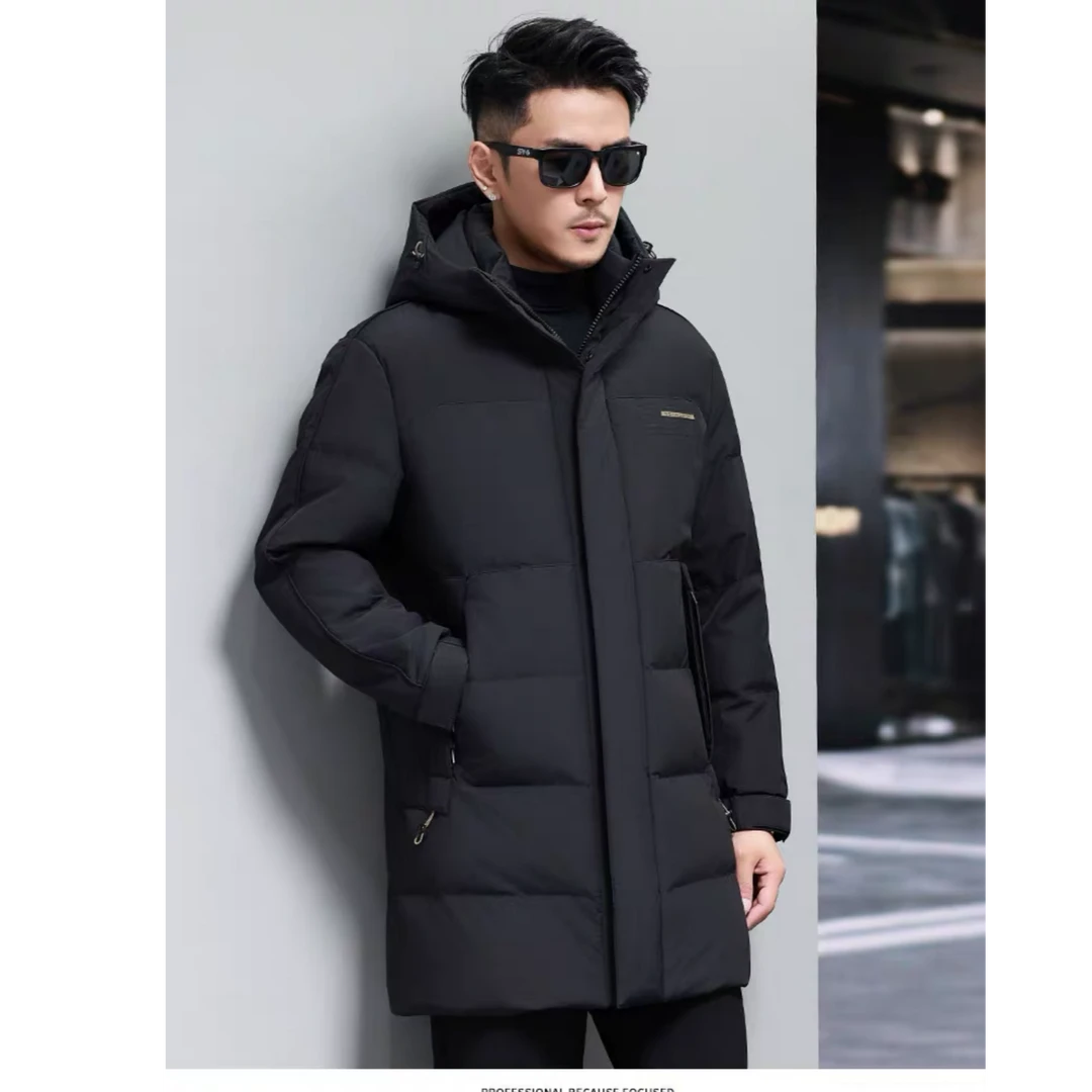 男士冬季长款新国标羽绒服-8060