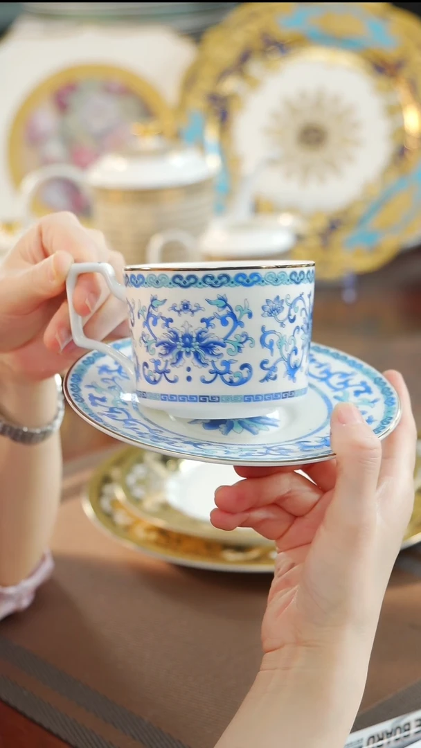 瓷片咖啡杯碟  福利价