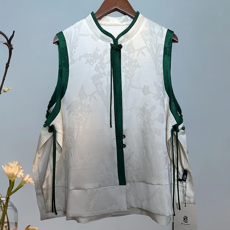 中国风中式改良马甲宽松大码女装99139