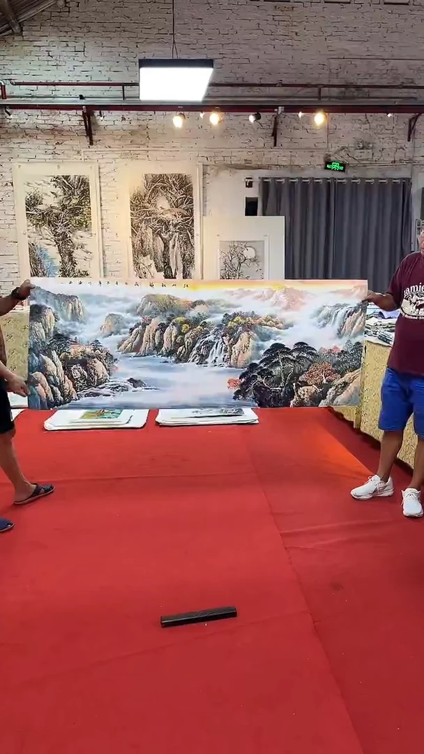 国画国画字画小姐姐