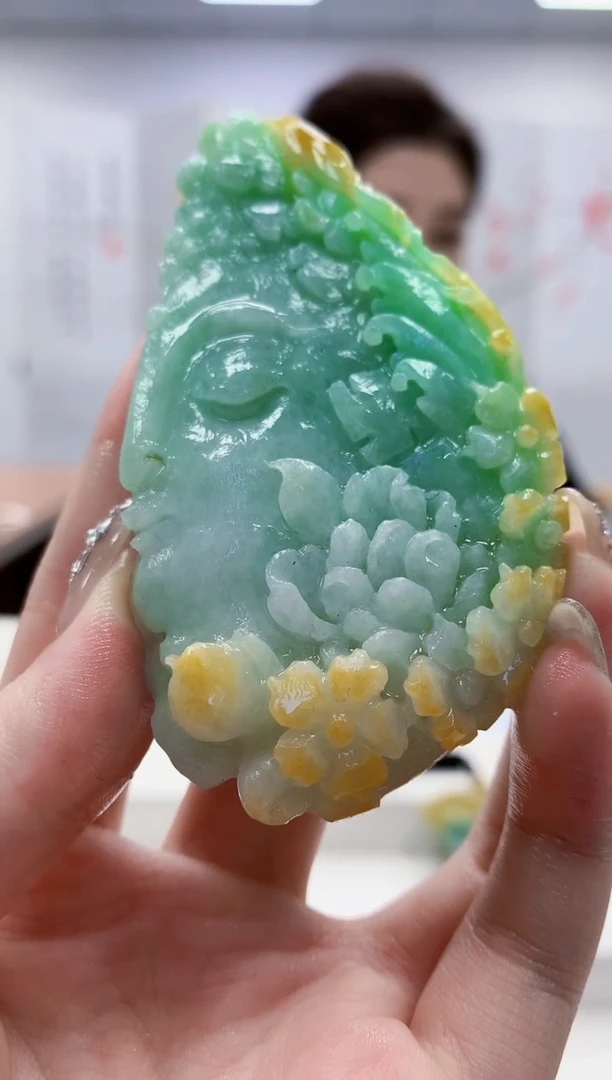 未镶嵌定制翡翠4829jw-毛货挂件82