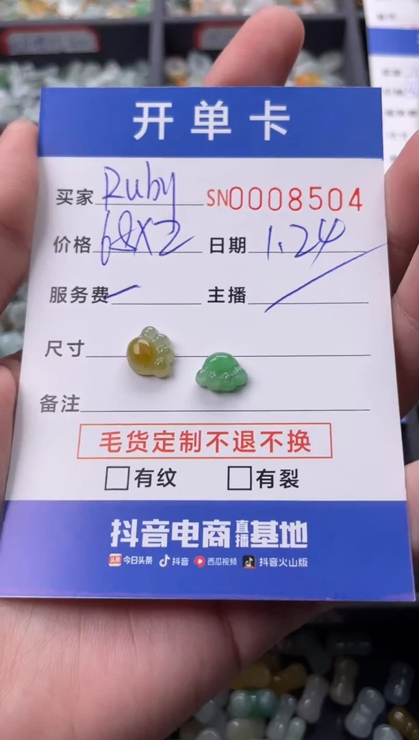 【闪购商品】翡翠颈饰未镶嵌00008504