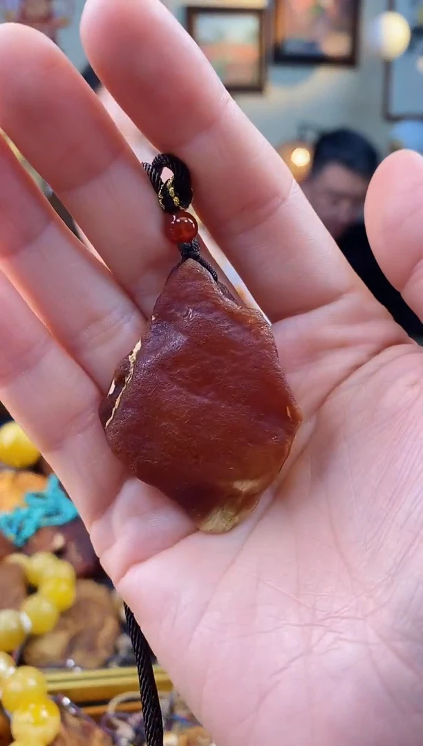 【闪购商品】琥珀颈饰未镶嵌吊坠