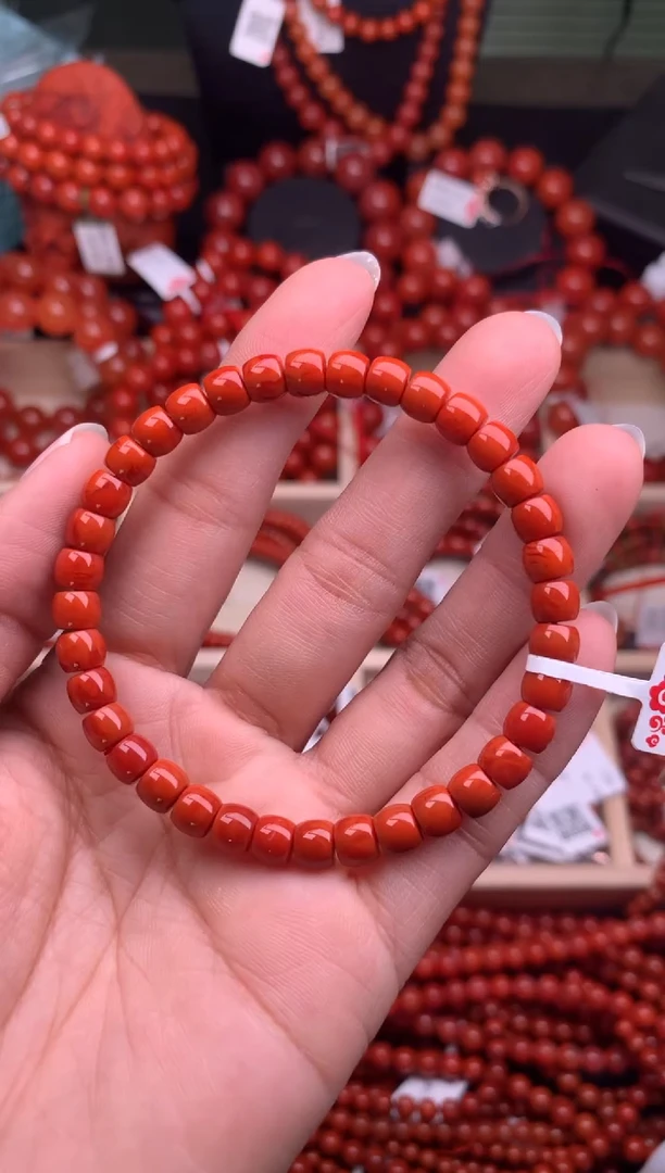 【闪购商品】南红玛瑙珠宝奇石未镶嵌6随机多样性/一条