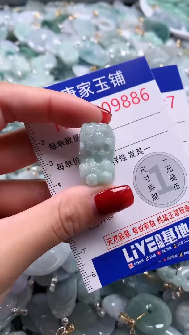 翡翠未镶嵌吊坠(不含链)9886