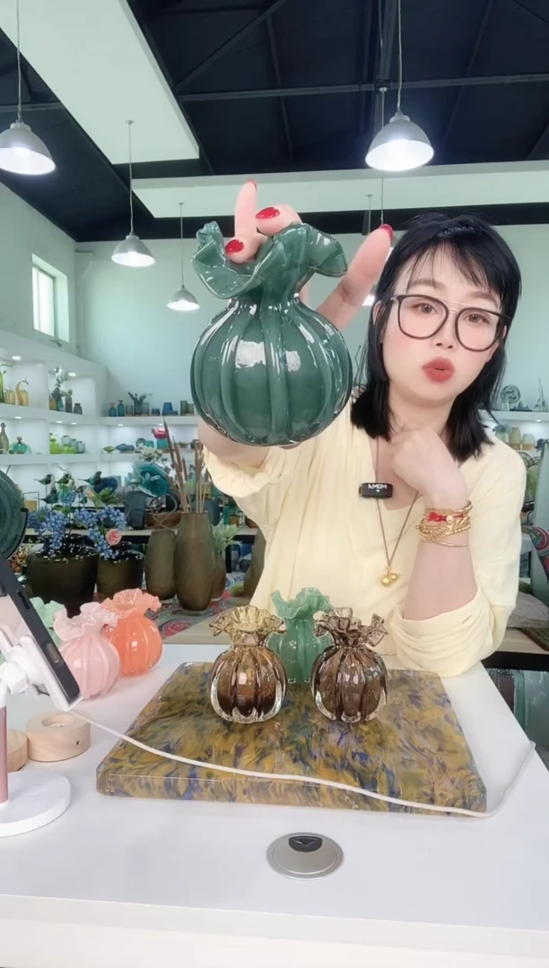 慕忆家手作琉璃花瓶