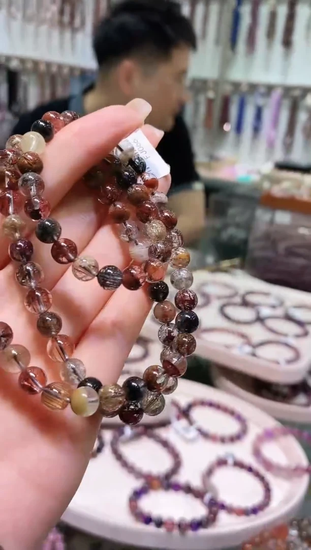 水晶手串未镶嵌多样性发其一