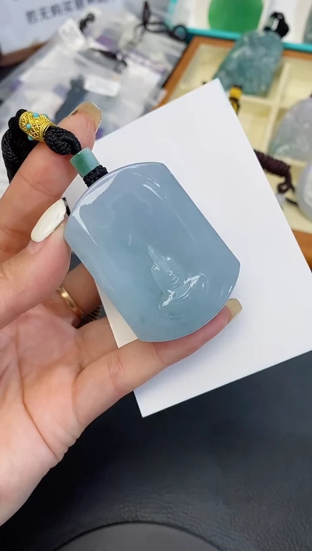 颈饰未镶嵌翡翠缅甸天然翡翠