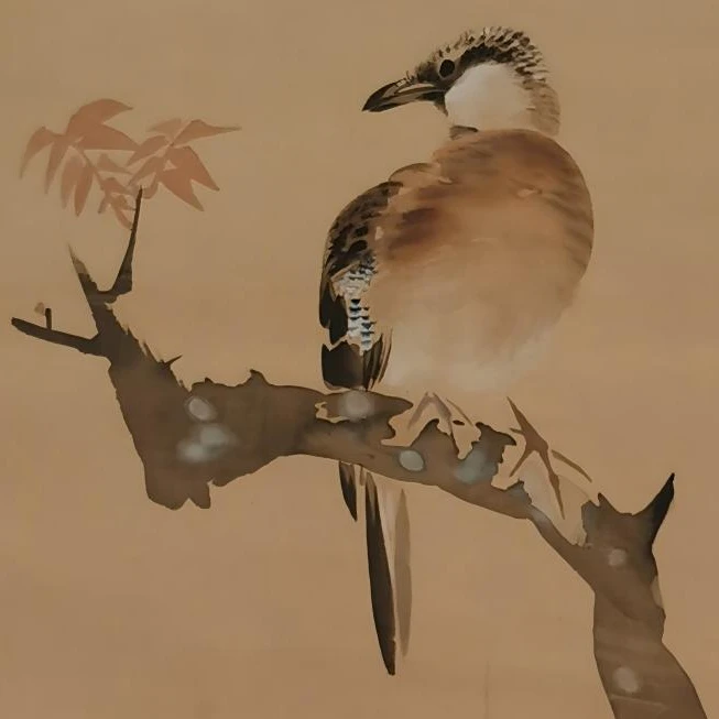 【辽拍美术】花鸟  V250709-2-314  （3平尺）绢本立轴  yy19w