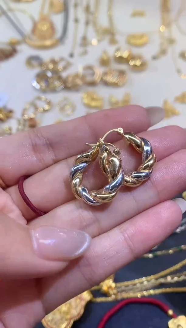 耳饰18K金A133|多样性发货一件|1999|BKJ4