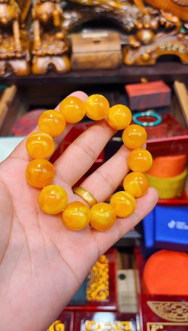 未镶嵌蜜蜡裸石B瑞哥专属高端精品71