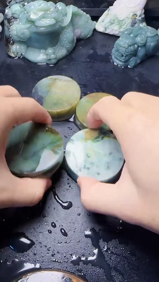 颈饰未镶嵌翡翠深***海104