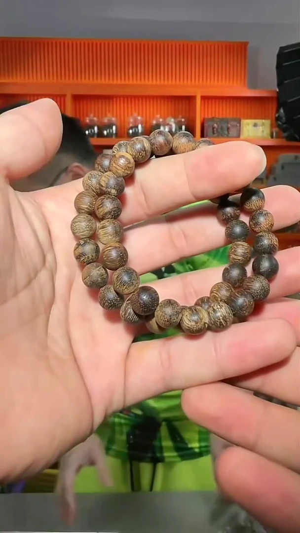 沉香手串23号单圈古董香0.9多样性发一