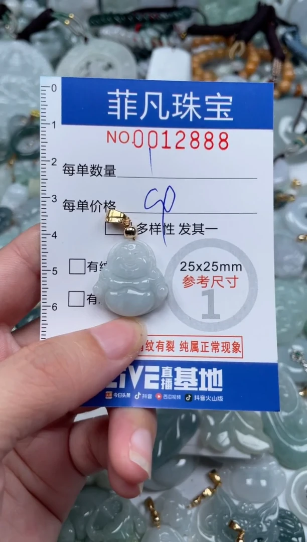 颈饰未镶嵌翡翠12888