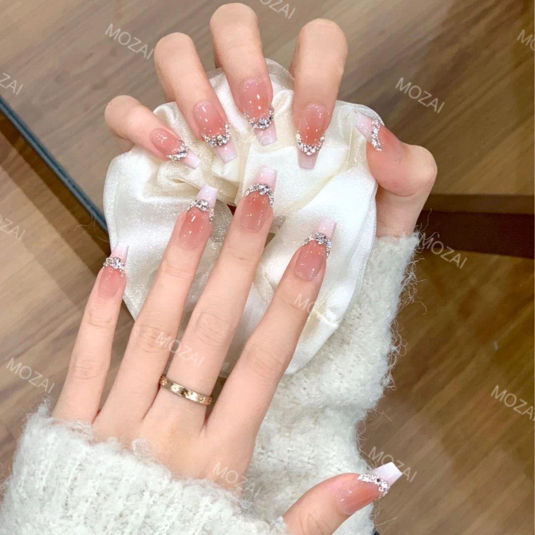 茉哉KK高定【施家全华/不负韶华】纯手工定制美甲拆卸穿戴甲A2730