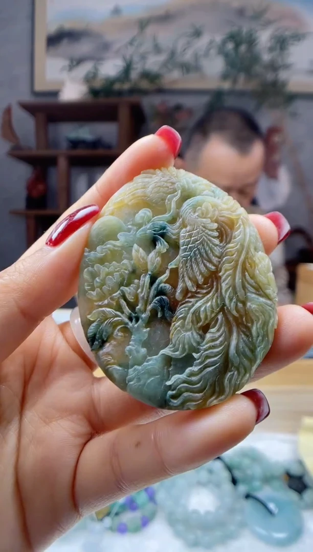 【闪购商品】定制翡翠未镶嵌凤凰
