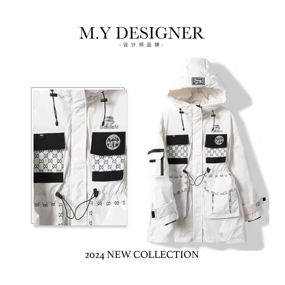 M.Y媛总 新款2025时尚百搭通勤休闲宽松保暖设计师款鹅绒服C078