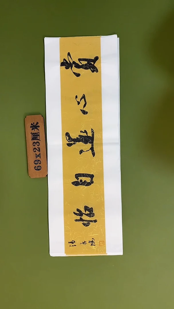 书法书法 张若鸿 尺寸69cm*23cm