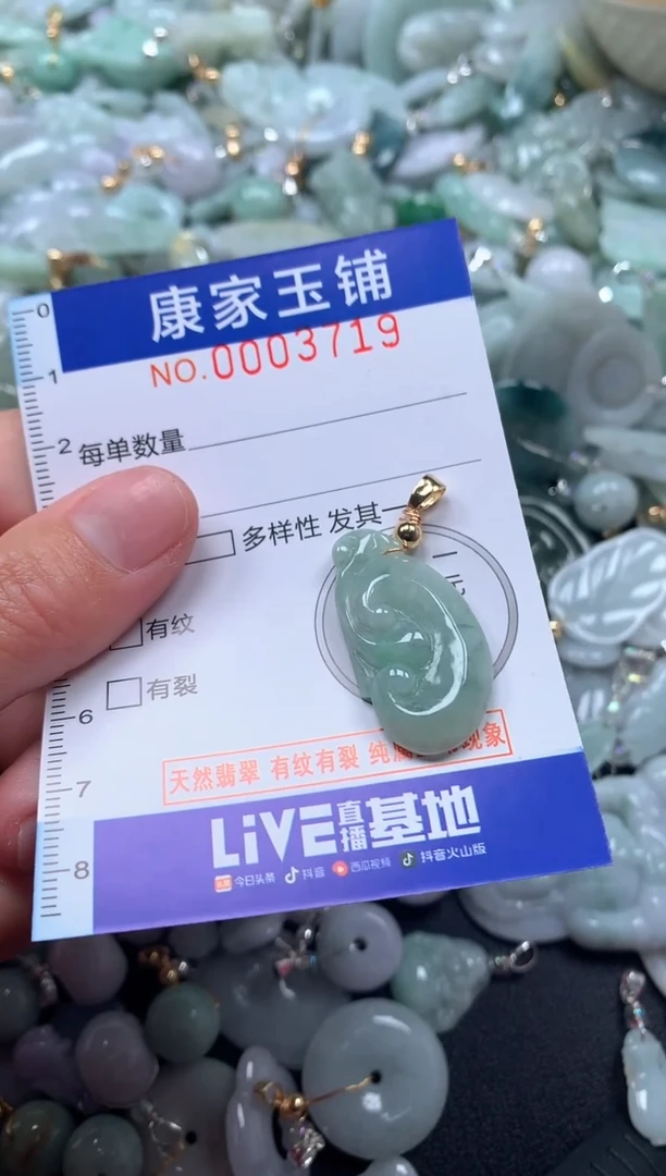 颈饰未镶嵌翡翠3719