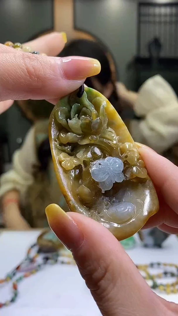 未镶嵌定制翡翠木*金52/1216/W/花