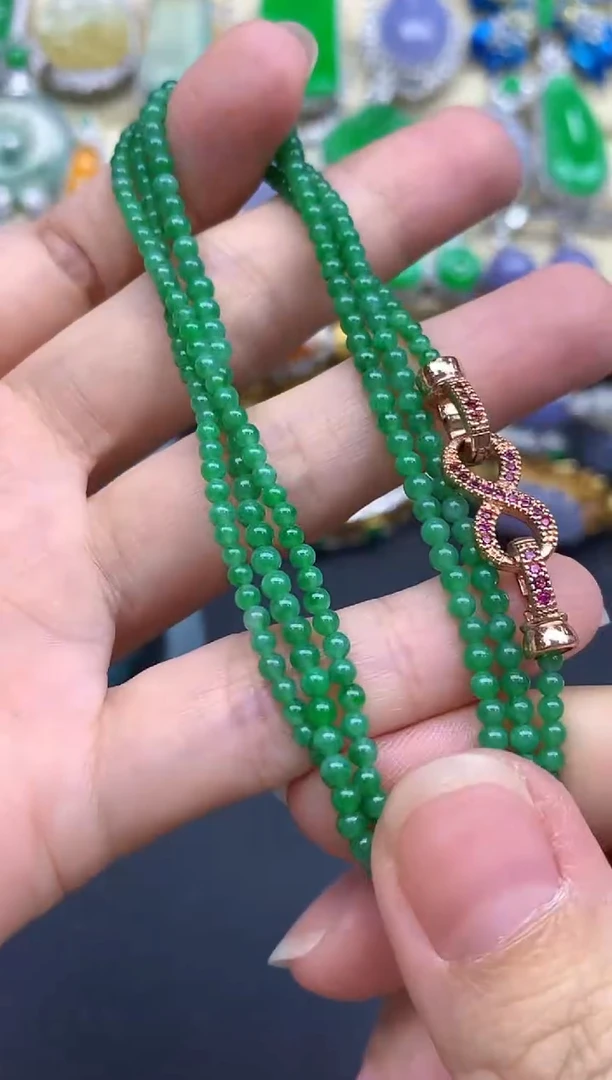 颈饰未镶嵌翡翠565-春日珠宝