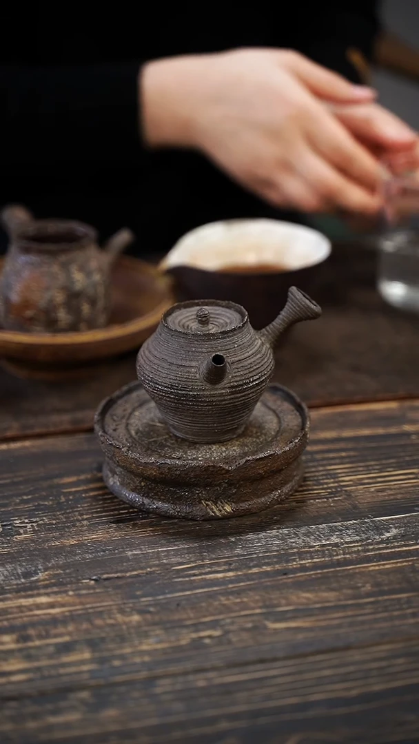 全手工制作  南蛮侧把壶110cc