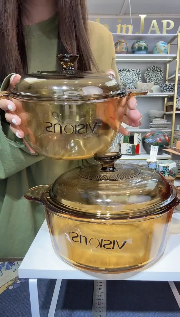 陶瓷康宁锅2.2L+1.5L2件套