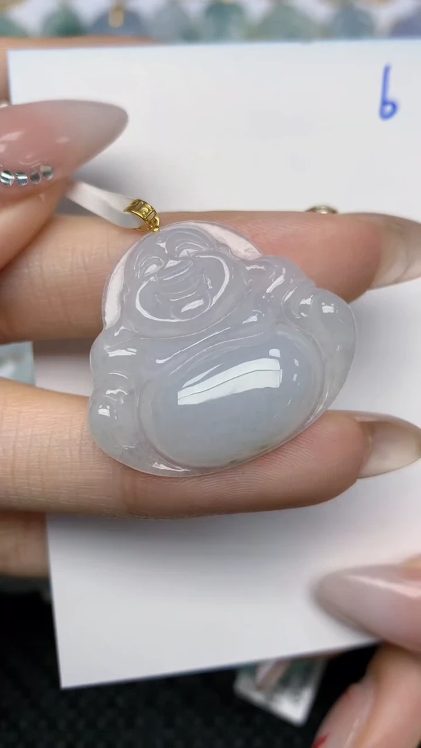 【闪购商品】翡翠颈饰18K金镶嵌天然翡翠A货