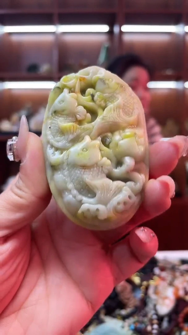 未镶嵌蛇纹石玉手把