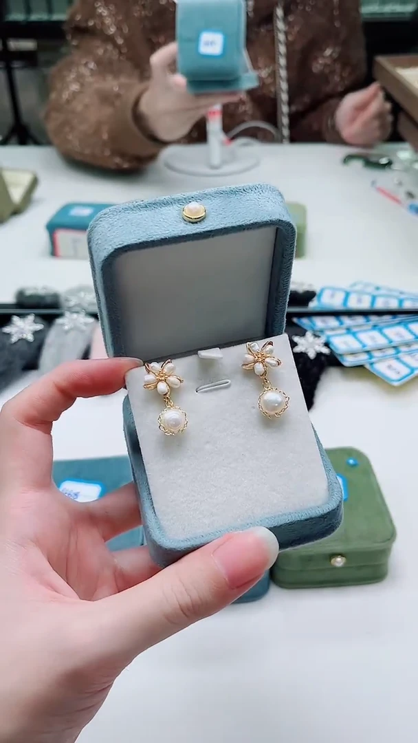 银S925镶嵌其他淡水珍珠多样性发一566