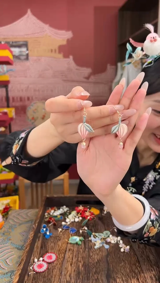 【闪购商品】刺绣苏绣世家非遗手工（耳环）