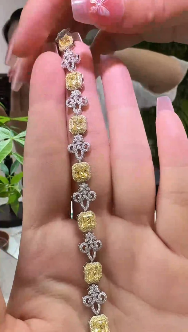 黄色钻钻手链直播间专属可以备注尺寸