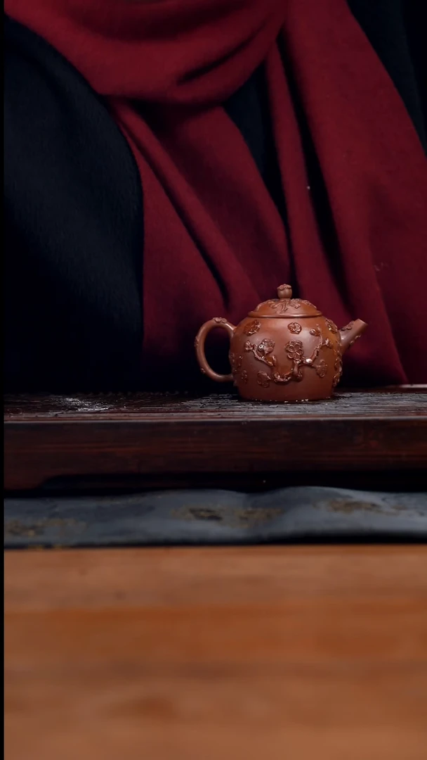 【闪购商品】紫砂茶壶cc黄龙山原矿小煤窑朱泥宫灯40