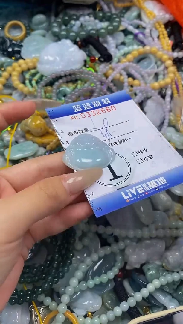 翡翠未镶嵌颈饰闪购0332660