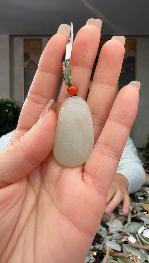 颈饰未镶嵌和田玉拍一发一多样性发货