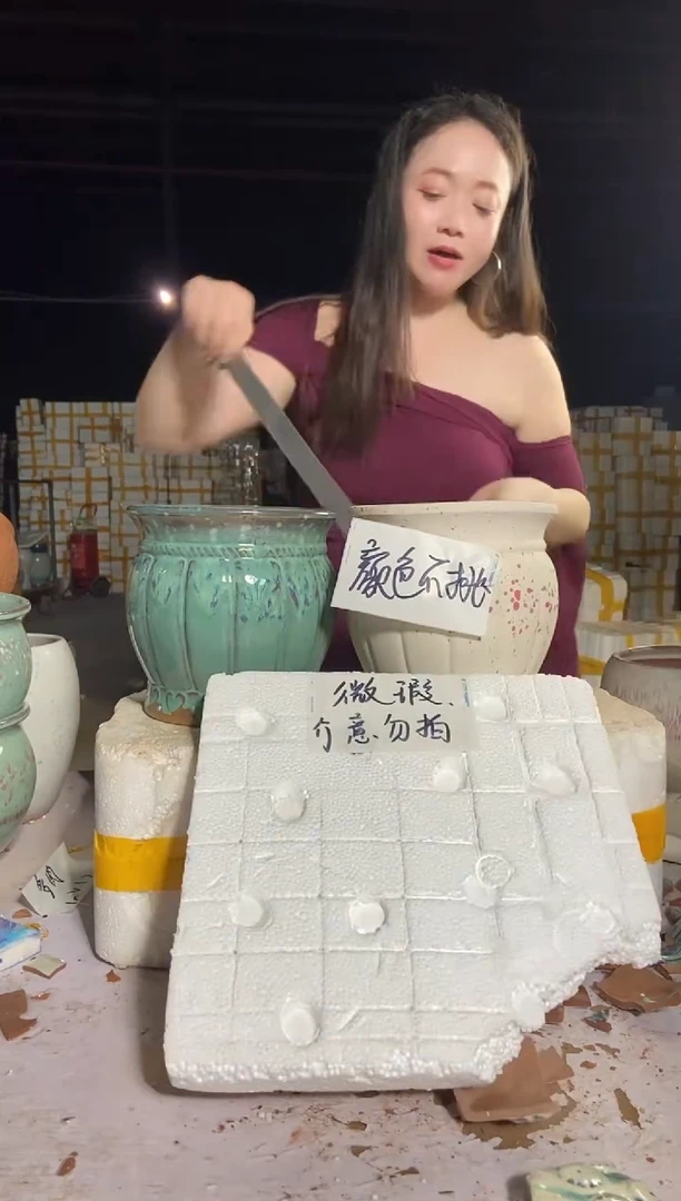 宜兴紫砂粗陶花盆18/20