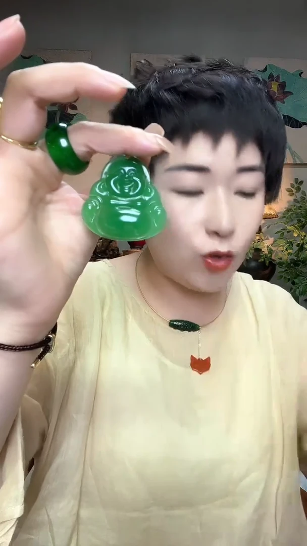 吊坠(赠链)合金翡翠701